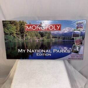 Monopoly My National Parks Edition 2008 Customizable NEW And Sealed